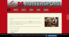 Desktop Screenshot of ds-ruitersport.nl
